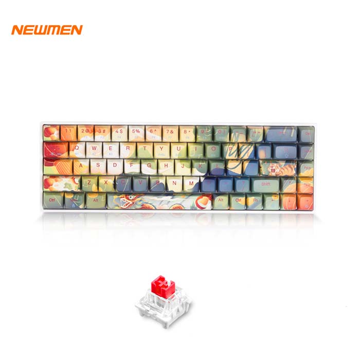 TNC Store Bàn phím cơ Newmen Jungle Dual mode GM680 BT5.0